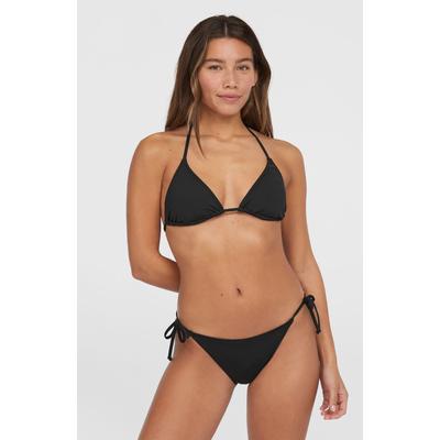 Triangel-Bikini O'NEILL "ESSENTIALS CAPRI BONDEY BIKINI SET", Damen, Gr. 40, N-Gr, schwarz (schwarz out), Obermaterial: 85% Polyamid, 15% Elasthan, Bikini-Sets Triangel-Bikini, mit herausnehmbaren Pads