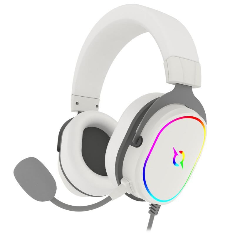 Aqirys Altair bekabelde gaming-hoofdtelefoon wit
