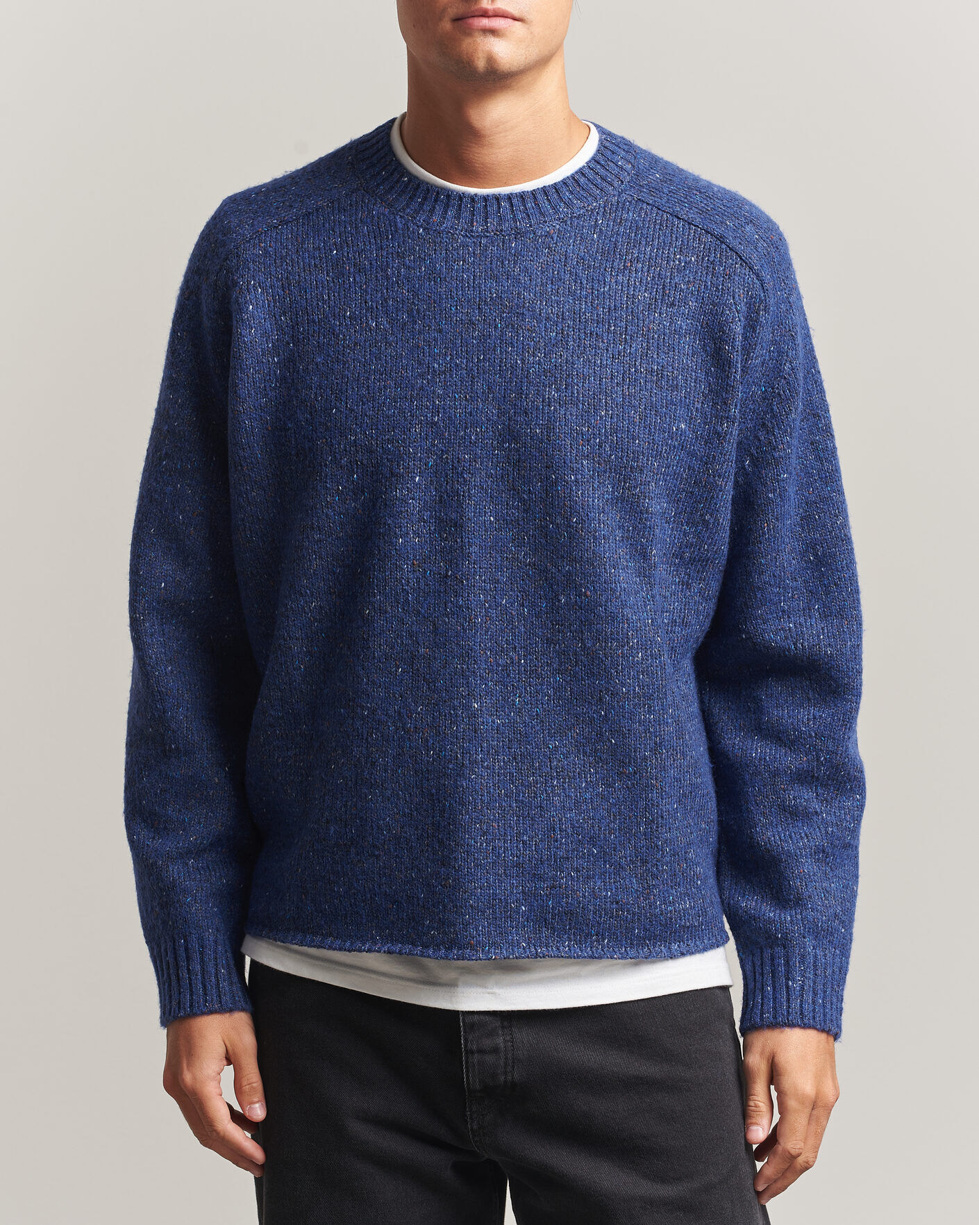 NN07 Jim Neps Wool Knitted Sweater Blue Ignition men XL Blå