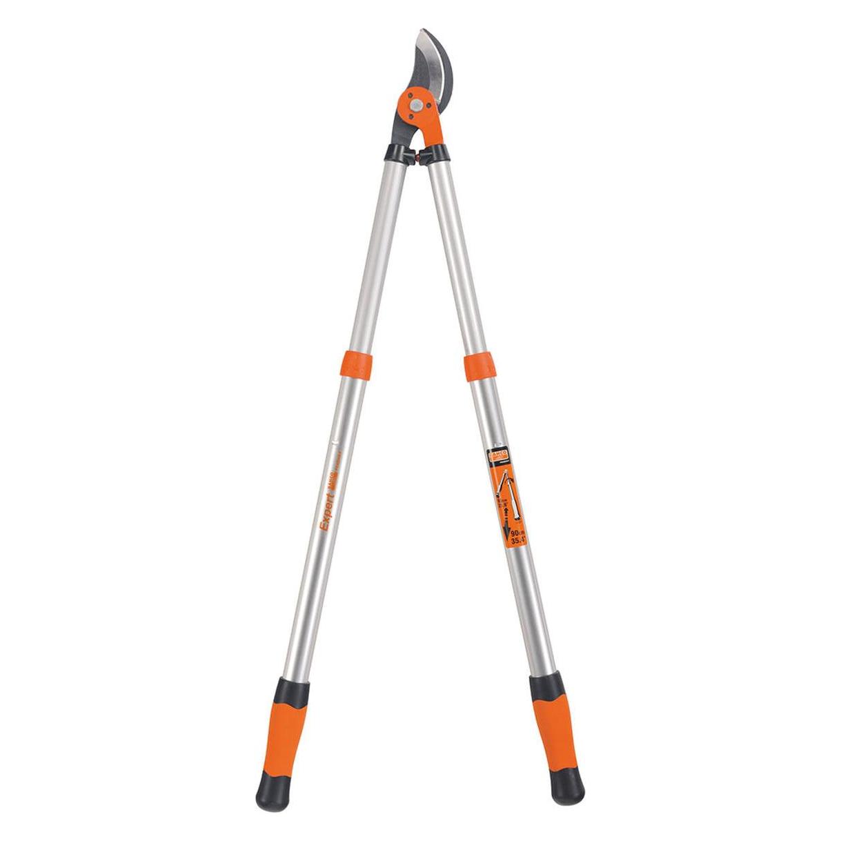 Bahco Professionelle 40-mm-Teleskop-Bypass-Astschere mit 2-Komponenten-Griff, 700-900 mm (PG-19-F)