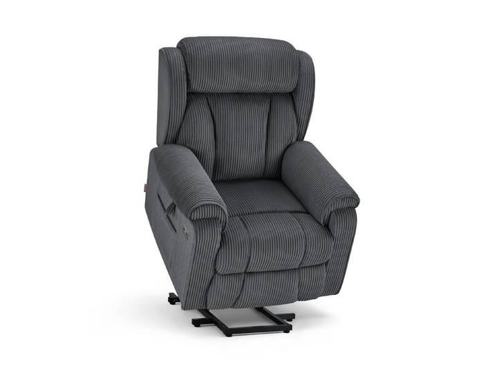 MCombo Relaxsessel M MCombo 4-Motoren-Aufstehsessel 7558, Zero-Gravity Sessel mit Aufstehhilfe, Elektrische Lenden- & Kopfstütze