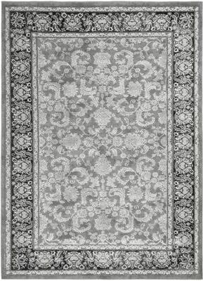Mayberry Rug Everest Fina Gray Traditional Oriental Area Rug