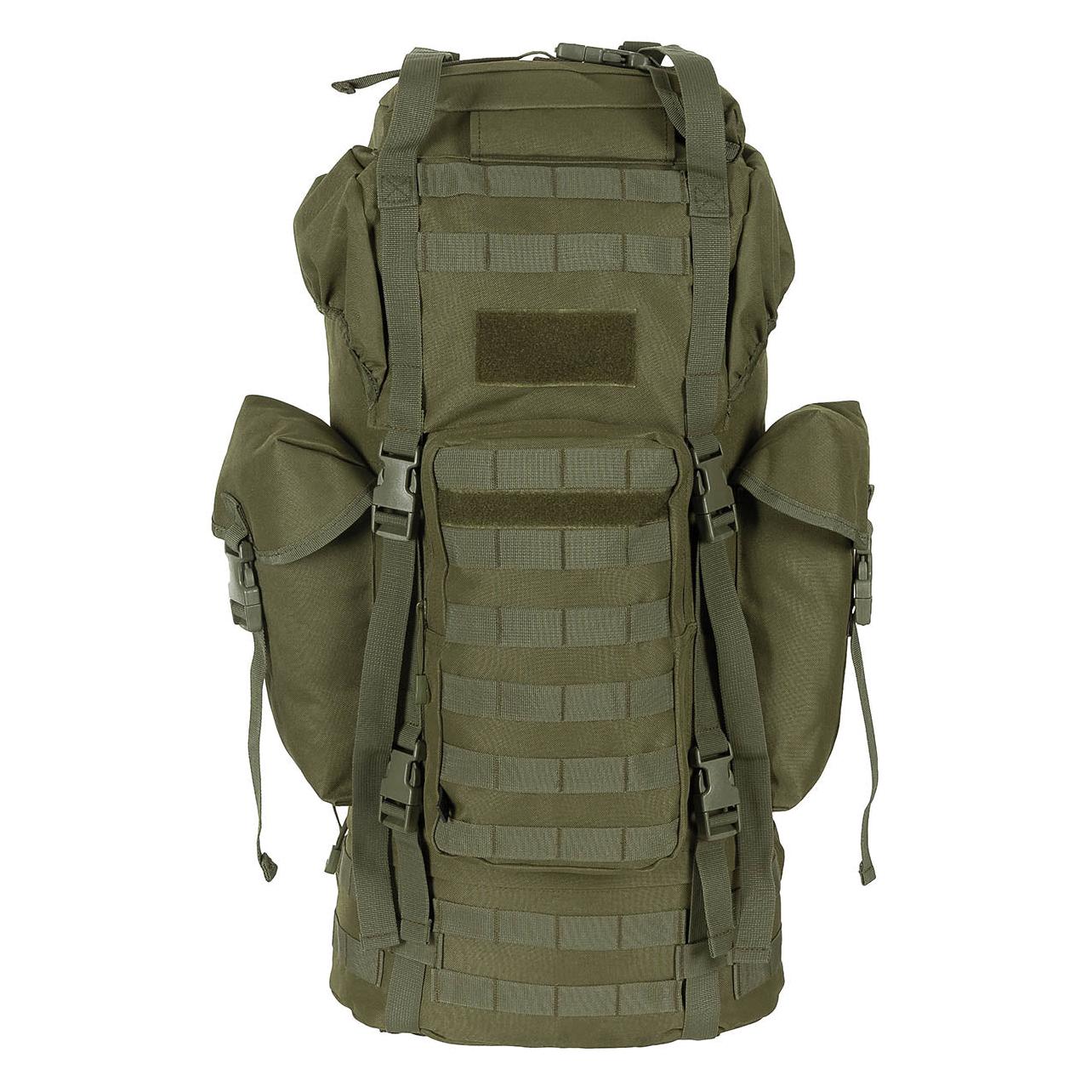 Mfh BW Kampfrucksack, "MOLLE", 65 l, Alu-Aussteifung, oliv (65 l) (39229990)