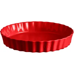Emile Henry Tarteform tief 32 cm, rot, Keramik