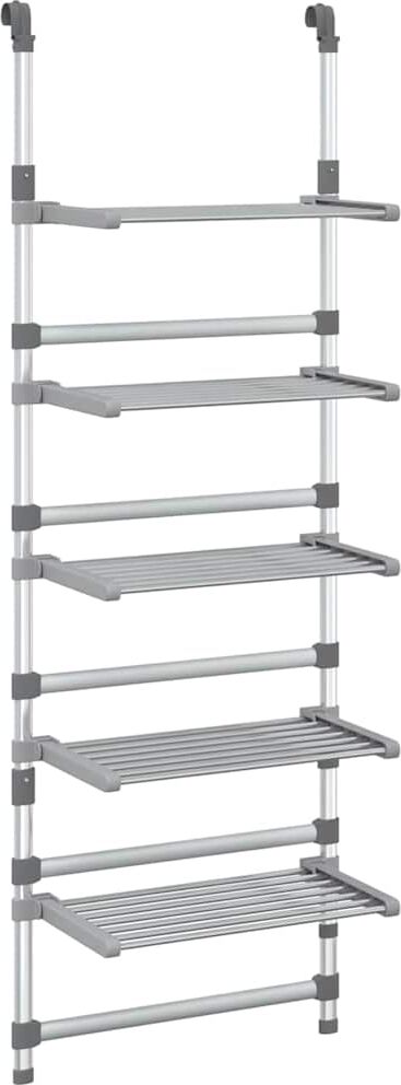 vidaXL Séchoir à linge suspendu à 5 niveaux Aluminium