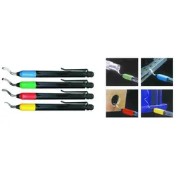 Noga, Raspel + Feile, Universal-Entgrater-Set (4 Halter mit je 1 Klinge)