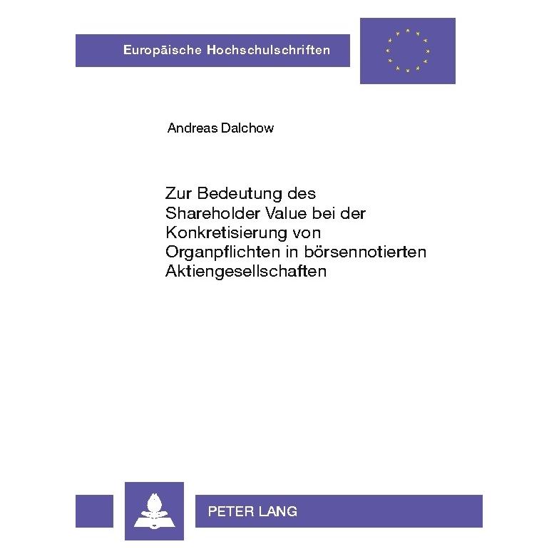 Umbreit Dalchow:Zur Bedeutung des Shareholder V (64884995)
