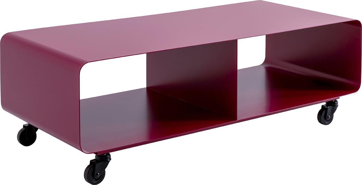 Kare Design Lowboard Lounge M, modern TV-meubel en dressoir, roze, B: 90 cm, D: 41 cm, H: 30 cm