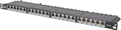 Digitus DN-91624S-SL-SH 24 Port Netzwerk-Patchpanel 483 mm (19 ) CAT 6 0.5 HE Bestückt