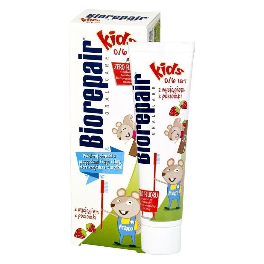 Blanx Biorepair Oral Care Kinderzahnpasta (0-6 Jahre) - Erdbeere 50ml (50 ml) (25009025)