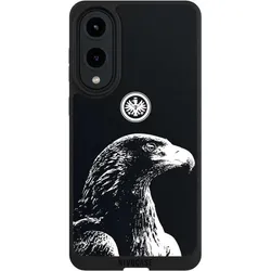 Nivocase Handyhülle für Samsung Galaxy S25 Edge Hülle NIVOpure Case Schwarz Eintracht Frankfurt Offizielles (Samsung Galaxy S25 Edge), Smartphone Hülle, Schwarz