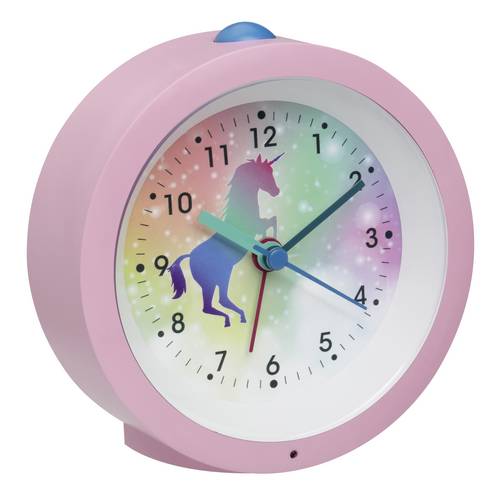 TFA Dostmann 60.1033.12 Quarz Wecker Rosa Leisegang-Uhrwerk