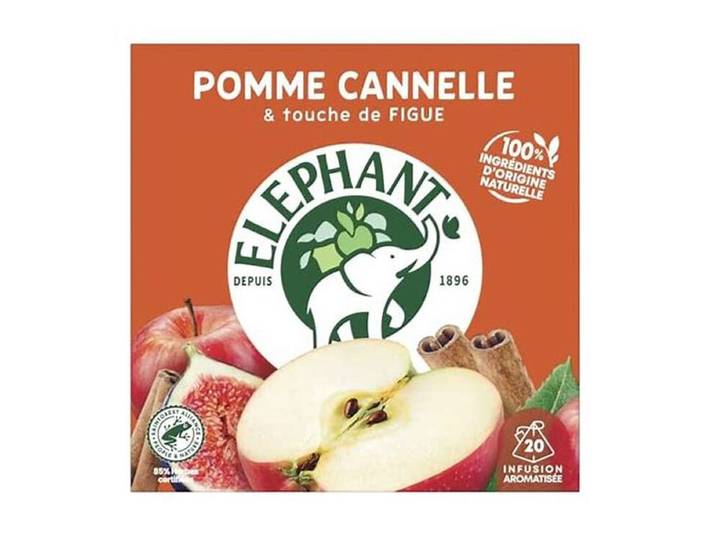 ELEPHANT Pomme cannelle 20 sachets