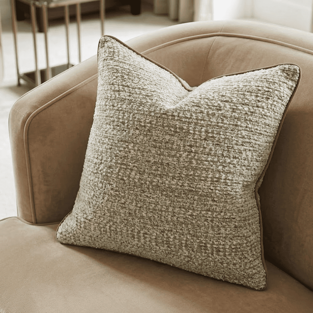 Amaya Natural Textured Cushion - 56x56cm