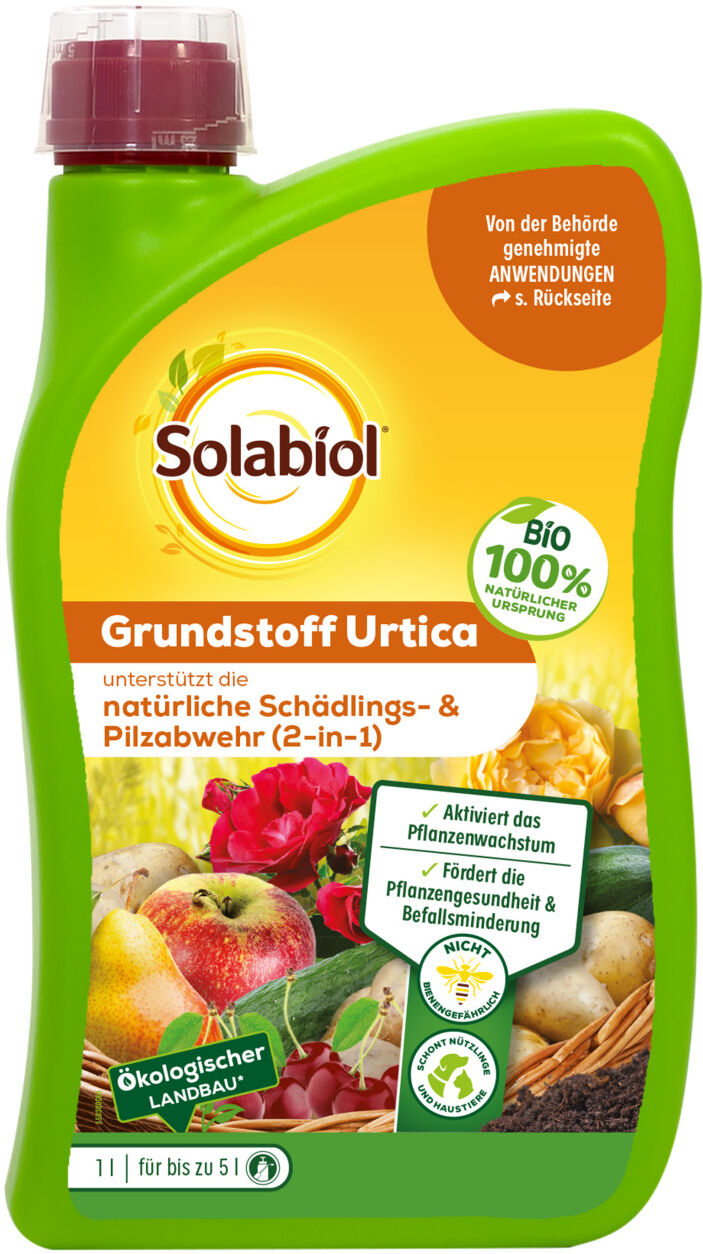 Solabiol Schädlings- & Pilzabwehr Grundstoff Urtica Konzentrat 1 l