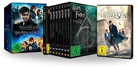 Wizarding World 9-Film Collection: Alle Harry Potter Filme und Phantastische Tierwesen im Schuber (Limited Edition exklusiv bei Amazon.de) [DVD] - Preis vom 09.10.2026 07:28:09 h