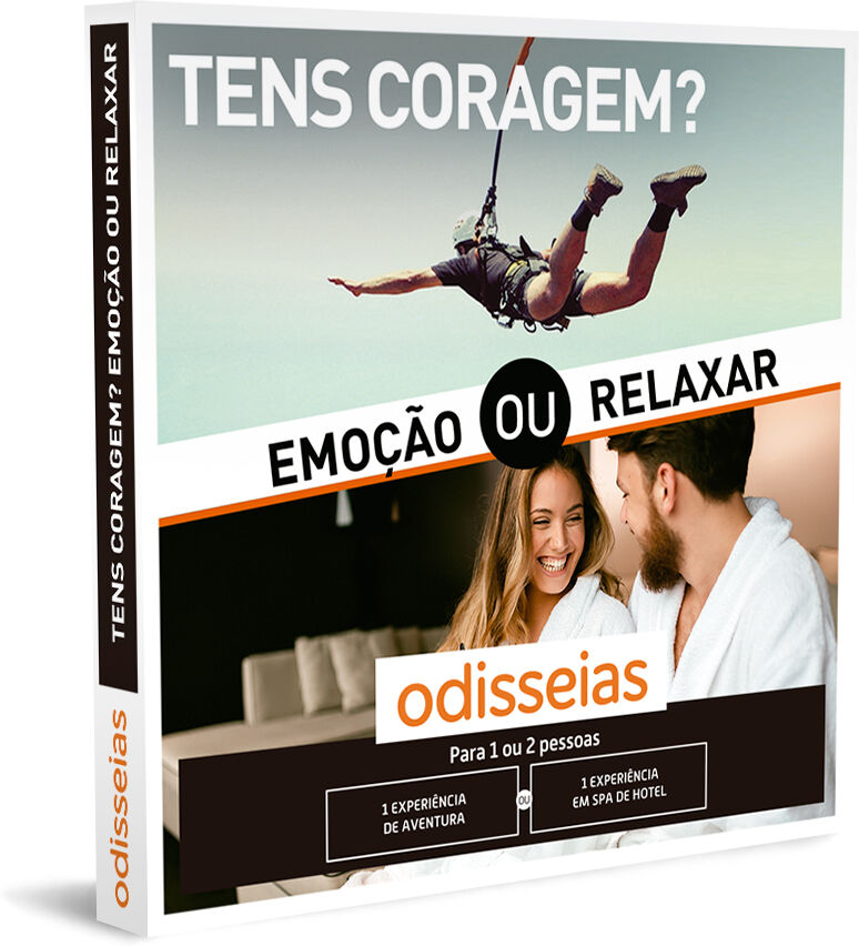 Tens Coragem? Emoção ou Relaxar   250 Experiências à Escolha