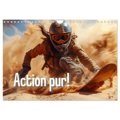 Action pur - atemberaubende Hobbys (Wandkalender 2026 DIN A4 quer), CALVENDO Monatskalender