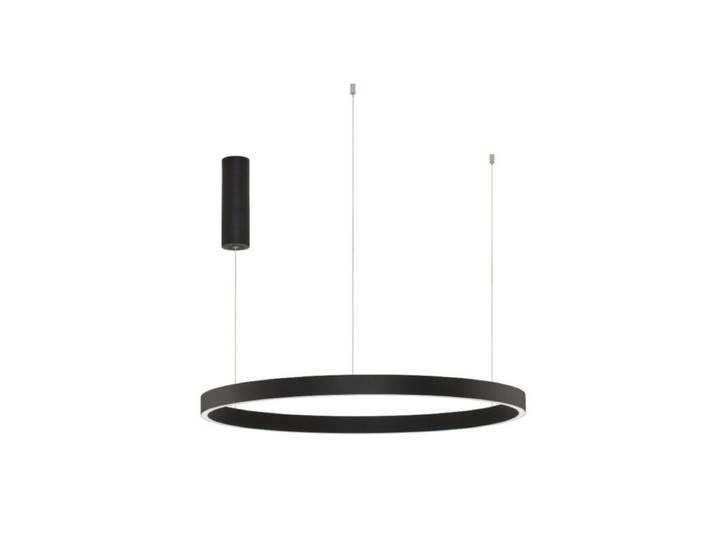 Nova Luce Pendelleuchte Elowen - Sandschwarz , 80 Clean, Minimal