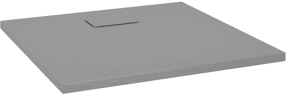 vidaXL Receveur de douche SMC Gris 90x90 cm