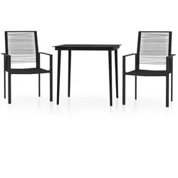 Helloshop26 - 3-teiliges schwarzes Garten-Essset 02_0013667
