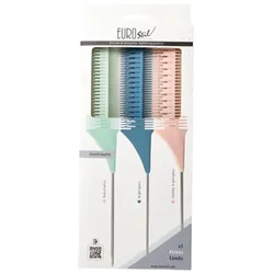 Eurostil Colores Set Peines Mechas 3un