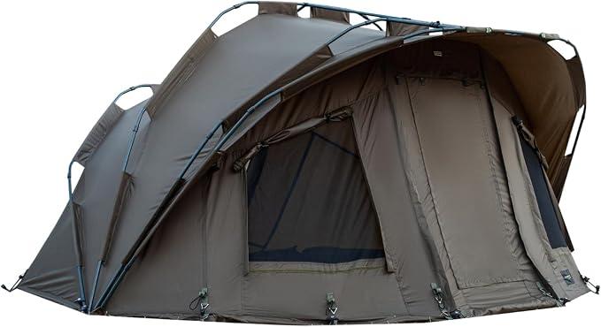 Fort Knox 1-2 Personen Zelt Karpfenzelt Angelzelt komplettes Set inkl. Gummihammer Dome Bivvy