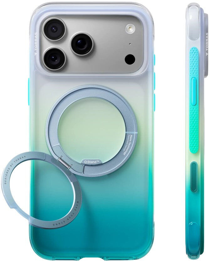 iPhone 18 Pro Max / 17 Pro Max TORRAS O3 Air Gradient Bagside Cover - MagSafe Kompatibel - Alaska Aurora