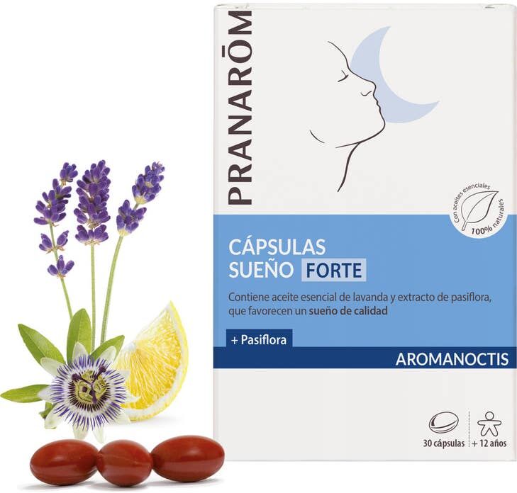 Pranarôm Aromanoctis Cápsulas Sueño Forte 30caps