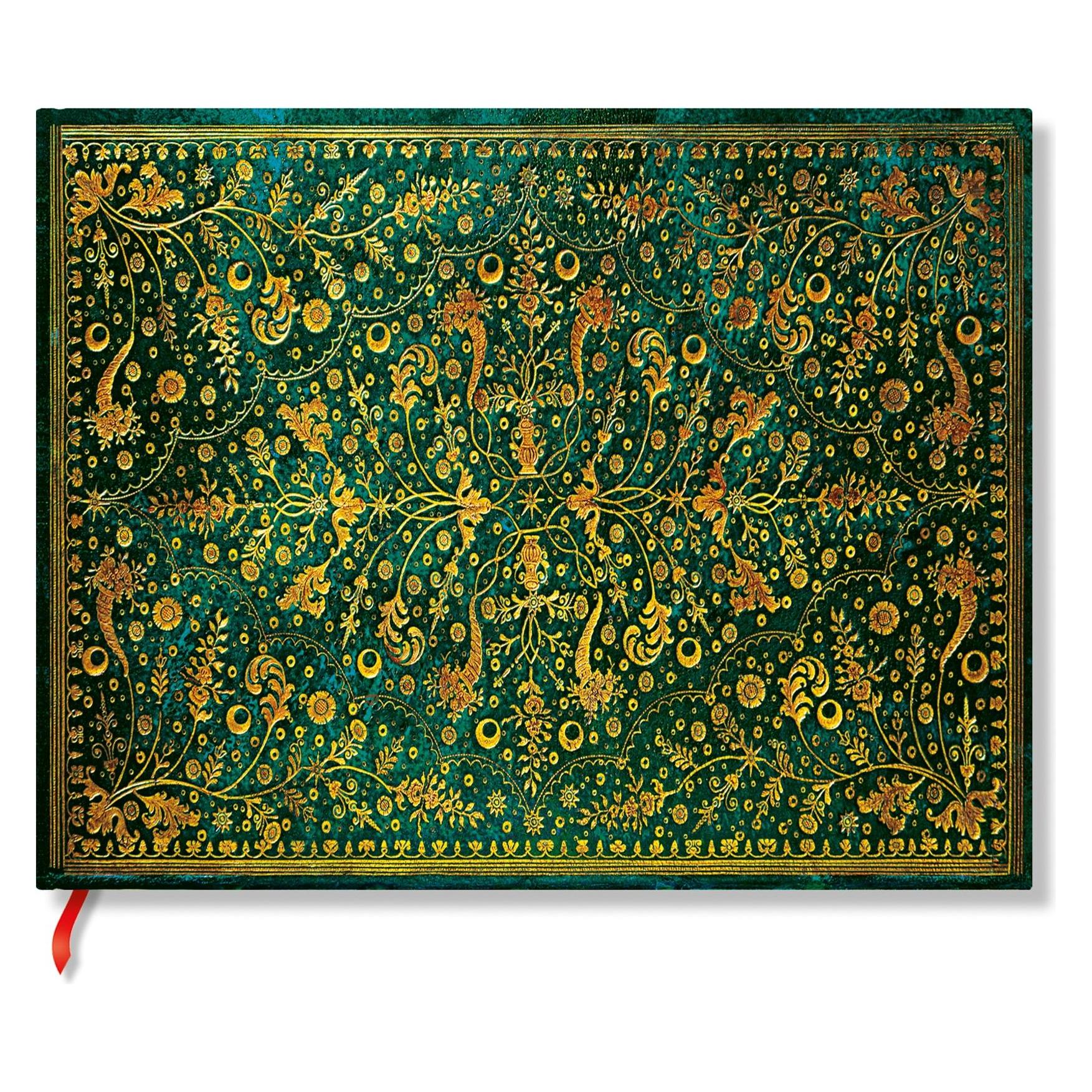 Paperblanks Gästebücher - Smaragdblume - Gästebuch - Liniert (Liniert, Harter Einband) (60959491)
