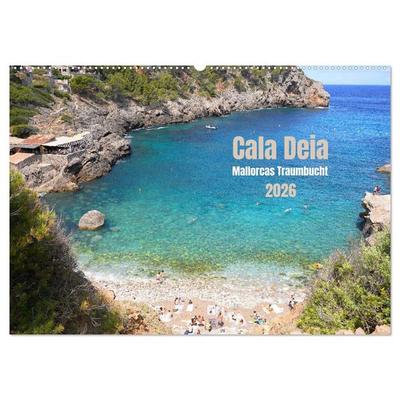 Cala Deia - Mallorcas Traumbucht (Wandkalender 2026 DIN A2 quer), CALVENDO Monatskalender