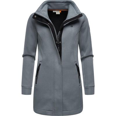 Sweatjacke RAGWEAR "Letrice Bonded", Damen, Gr. M (38), grau, Sweatware, Obermaterial: 100% Polyester. Innenfutter: 100% Polyester, tailliert Po-bedeckend, hoch geschlossener Ausschnitt, Ärmel ohne Ärmelschlitz normaler Saum, Sweatjacken Sweatjacke,...