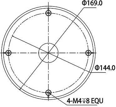 Dahua Supporto Per Telecamere Dome Cctv  Pfa102 169mm