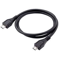 Akyga USB-Kabel USB 2.0 USB-Micro-B Stecker, USB-Micro-B Stecker 0.60 m Schwarz AK-USB-17