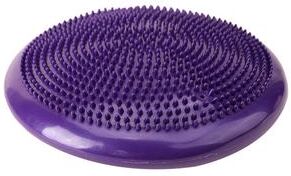 Uplifted Trends Inflated Stability Wobble Cushion For Physical Therapy Autism & ADHD Sensory Balance Toy For Kids & Adults inflated Purple