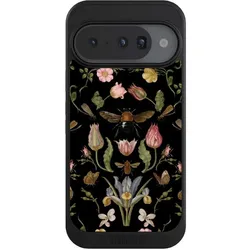 Nivocase Hülle für Google Pixel 10 Handyhülle NIVOcore Case Schwarz Biene Blumenkranz Blüte (Google Pixel 10), Smartphone Hülle, Schwarz