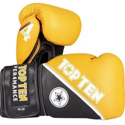TOP TEN Boxhandschuhe „4Select“ aus Leder, Größe 12 oz, Standard in Orange Orange