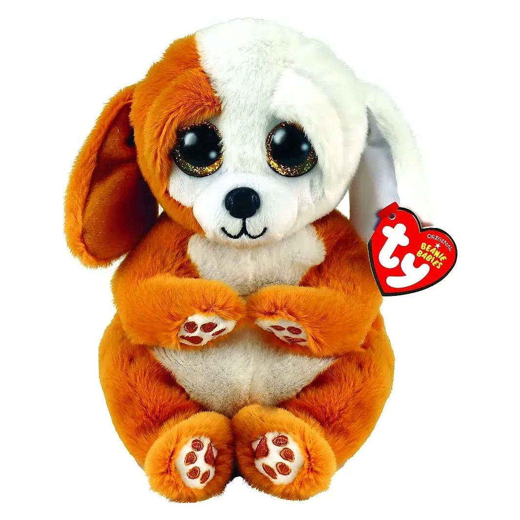 Ty Beanie Babies Ruggles Brown And White Dog 15cm (15 cm) (40699)