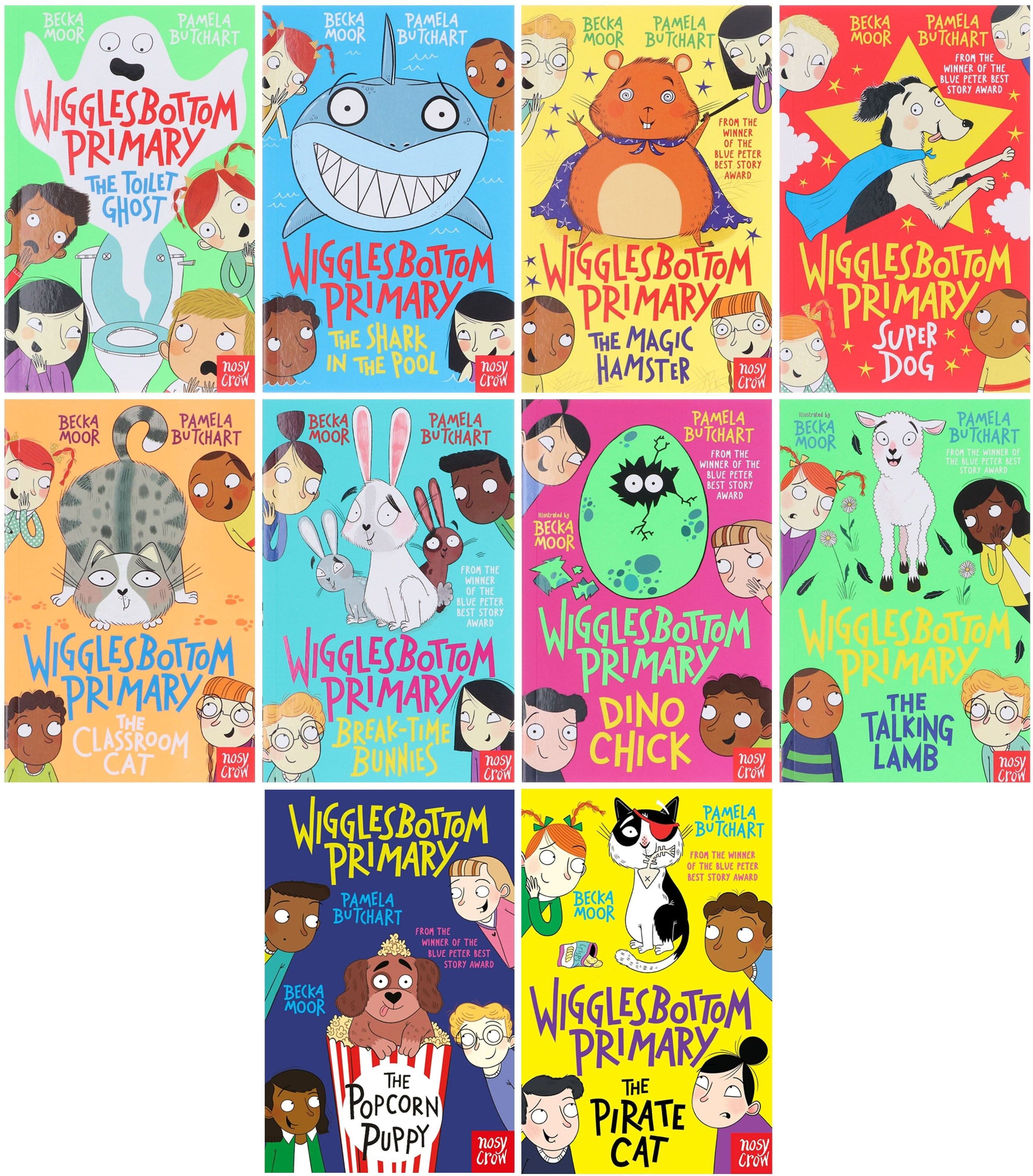 Wigglesbottom Primary Series by Pamela Butchart 10 Books Collection Set - Ages 5+ - Paperback Nosy Crow Ltd