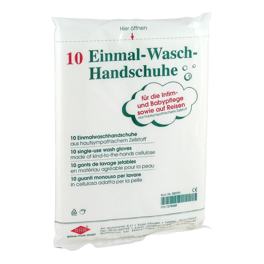 Büttner-Frank GmbH Waschhandschuhe Einmal 07278589