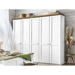 Kleiderschrank SANSIBAR AALBORG (BHT 250x216x58 cm) - weiß - BHT 250x216x58 cm
