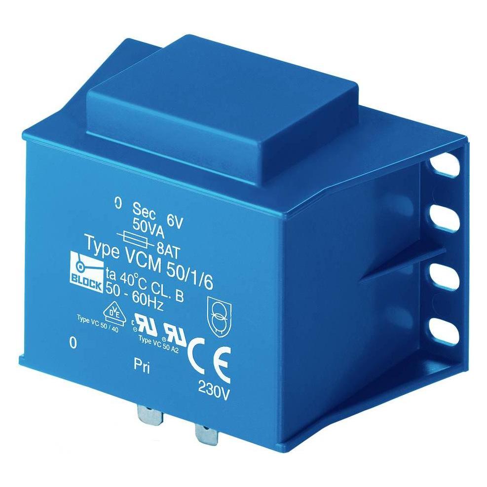 Block Transformator PCB 25VA 1x24V (VCM 25/1/24)