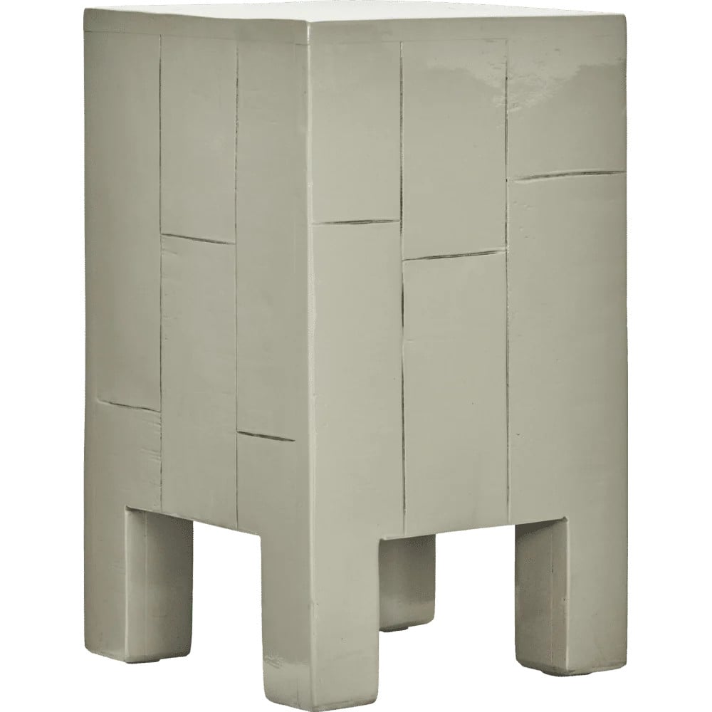 House Doctor Brick bijzettafel zand/beige B: 30,0 cm, D: 30,0 cm, H: 50,5 cm