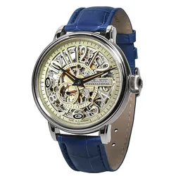 Poljot International 5501.1910112 Herren-Automatikuhr Dobronrav Blau/Silberfarben