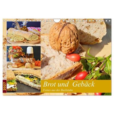 Brot und Gebäck. Feines aus der Backstube (Wandkalender 2027 DIN A4 quer), CALVENDO Monatskalender