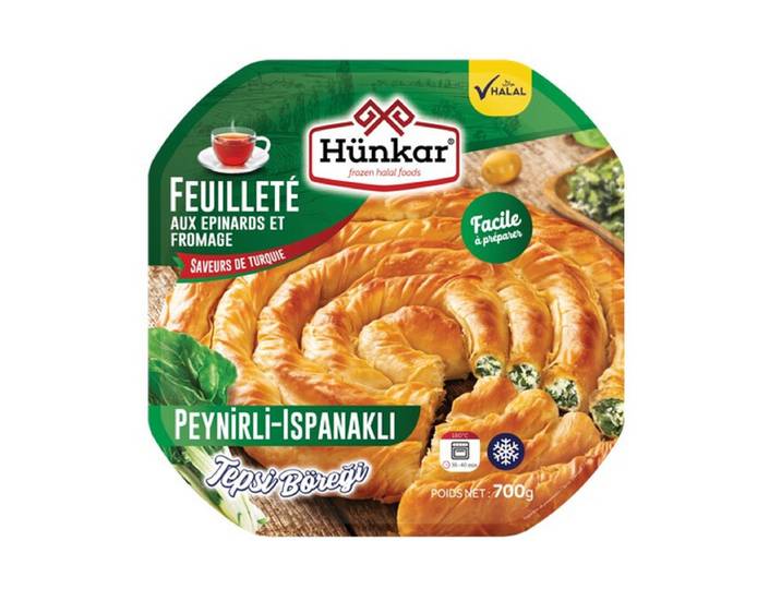 HÜNKAR Feuilleté aux Épinards et Fromage 700g