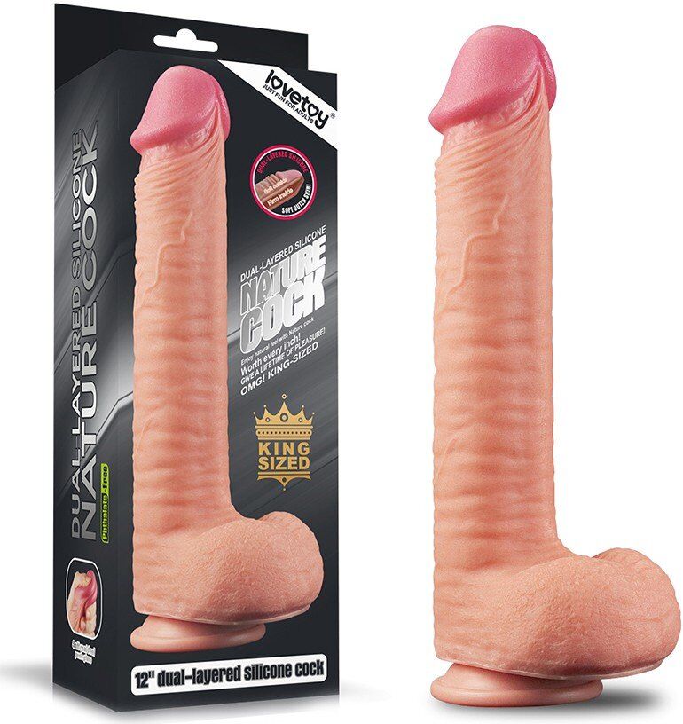 Lovetoy Gode Réaliste 30.5 cm - Nude