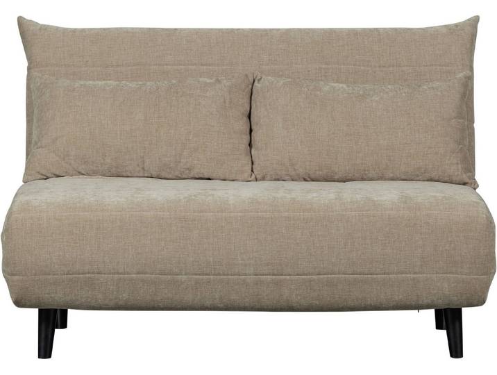 WOOOD Schlafsofa Xem Chenille-Bezug gewebt mit Schlaffunktion, H 80 x B 122 x D 92 cm, Liegefläche 188 cm, Tragkraft 140 kg, Maximale Verschleißfestigkeit