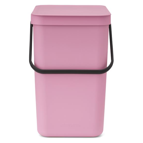 Brabantia Recyclingbehälter Sort & Go 25 l, Rosa (25 l) (255502)