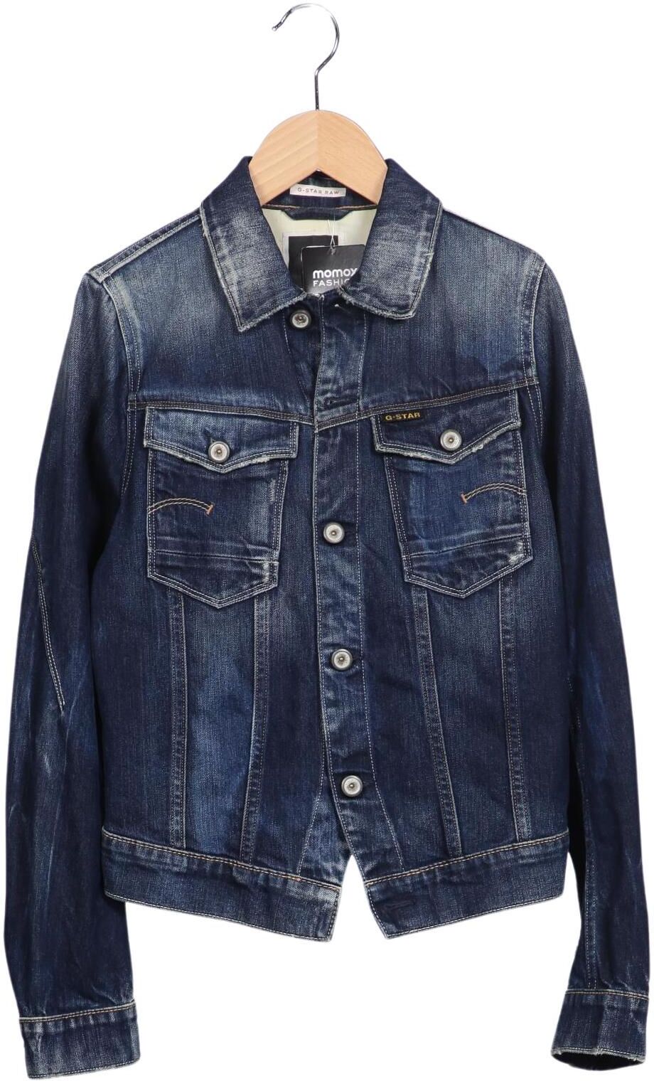 G Star RAW Damen Jacke, Blau, Gr. S, Baumwolle - Second Hand